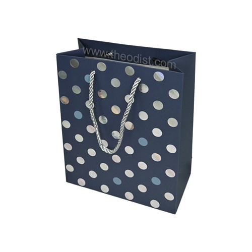 Gift Bag Polka Assorted Pastel Colours Small 18x23x8cm_1 - Theodist