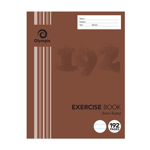 Olympic Exercise Book 8mm Ruled 192 Pages - Theodist