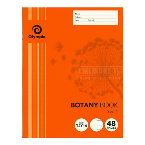 Olympic Botany Book Year 1 48 Pages - Theodist