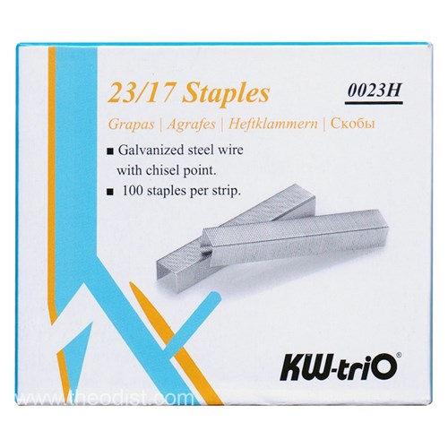 KW-triO 0023H Size 23/17 Staples 1000/Pack - Theodist