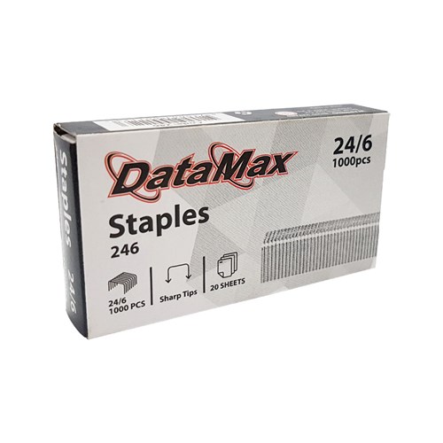 DataMax 246 Staples No.24/6 1000Pcs | Theodist