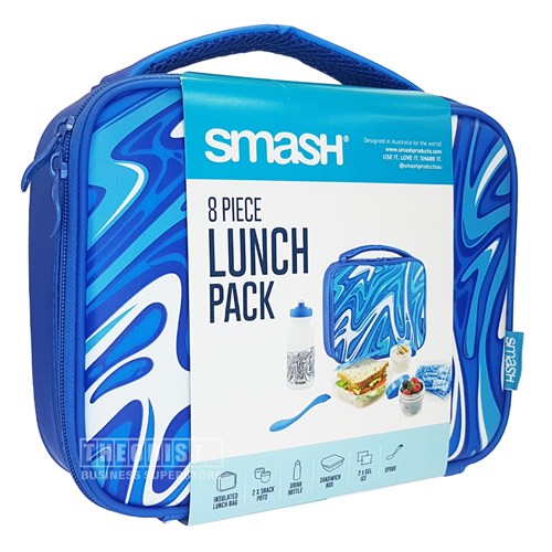 Smash 27740 Lunch Pack 8 Piece, Blue - Theodist