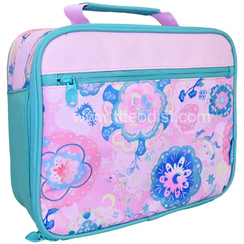 Smash 31812 Insulated Lunch Bag, Pink Floral Design_2 - Theodist