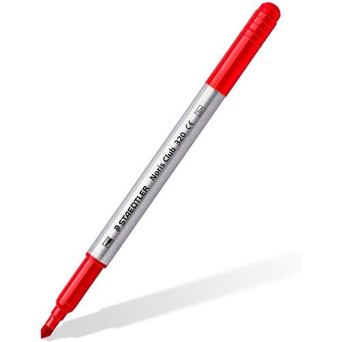 Staedtler 320WP12 Noris Fibre-tip Pens 2 Tips Colouring Pens 12 Pack_1 - Theodist