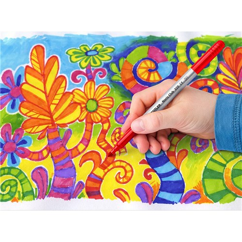 Staedtler 320WP12 Noris Fibre-tip Pens 2 Tips Colouring Pens 12 Pack_3 - Theodist