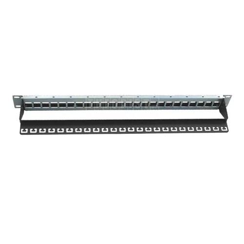 MSS MSSPP24UL Copper 24 Port Unloaded Unshielded Keystone Patch Panel - Theodist