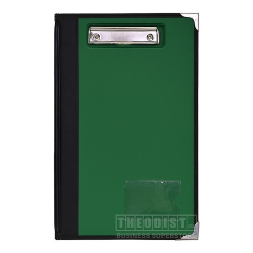 Clipfolder 34235 F/C Deluxe with Cover Blue, Green, Red_GRN - Theodist