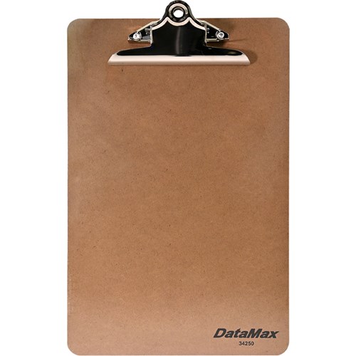 DataMax 34250 Clipboard Masonite with Jumbo Clip - Theodist