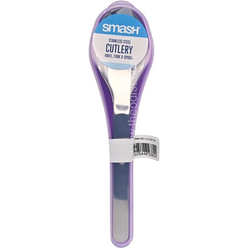 Smash 35011 Cutlery Pod, Knife, Fork & Spoon, Stainless Steel - Theodist