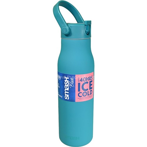 Smash Blue 35068 Double Wall Stainless Steel Slide Sipper Water Bottle 700mL, Up to 40HRS Ice Cold_1 - Theodist
