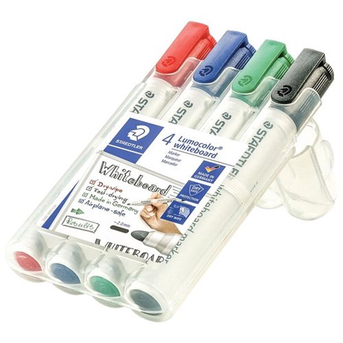 Staedtler 351WP4 Lumocolor Whiteboard Marker 4 Pack_2 - Theodist