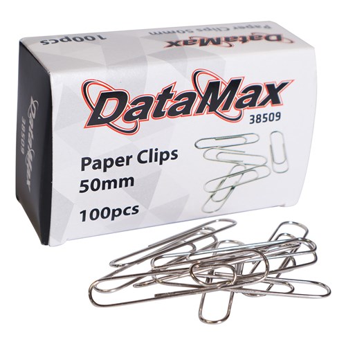 DataMax 38509 Paper Clips 50mm 100 Pack - Theodist