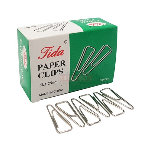 Tida 38514 Triangle Paper Clips 25mm 100 Pack - Theodist