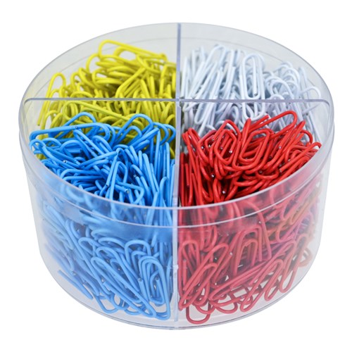 DataMax 38728 Paper Clips Coloured 28mm 600 Pack_2 - Theodist