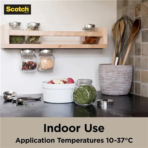 Scotch Mounting Double-Sided Tape, Indoor, Multi Surface, Mega Roll, 15LB, 19mm x 8.89m, 3M_2 - Theodist