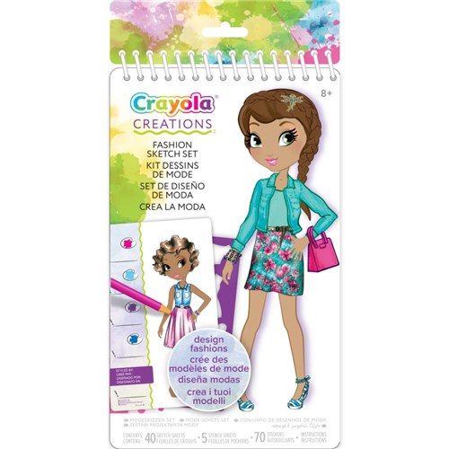 Crayola 40476 Creations Fashion Sketch Set - Theodist