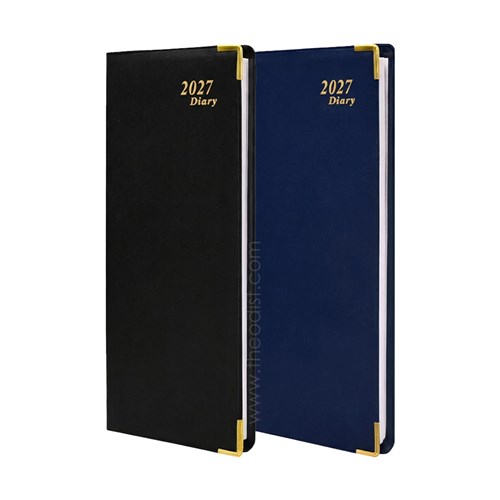 Dats Carnegie 2027 Diaries 74190, Black, Blue, Week to View - Theodist