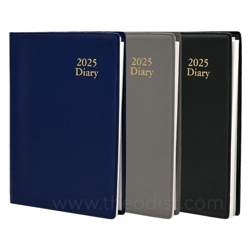 Regent 427BLK 2024 A7 Diary Black, Blue, Grey Week To An Opening - Theodist