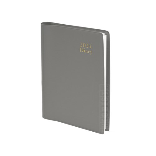 Regent 427BLK 2024 A7 Diary Black, Blue, Grey Week To An Opening_GRY - Theodist