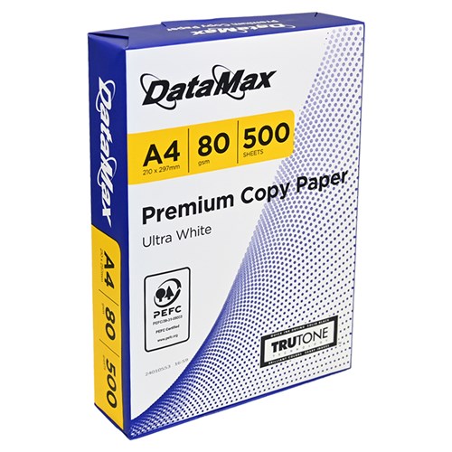 DataMax Premium Copy Paper Ultra White A4 80GSM 500 Sheets - Theodist