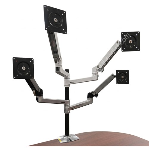 4 Mount Screen with Dual Arm Tall Pole + Extra 2 Arm Combo 45-549-026 + 98-130-216 - Theodist