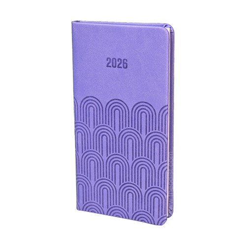 Dats Carnegie 72086 2026 Slim Diaries Purple, Pink, Green, Black Week to View_1 - Theodist
