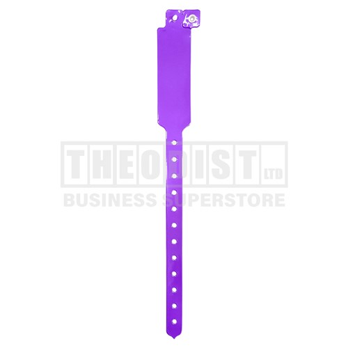 DataMax 52060 Wristband Vinyl 10 Pack Assorted Colours_Purple - Theodist