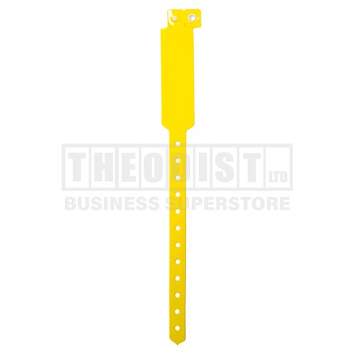DataMax 52060 Wristband Vinyl 10 Pack Assorted Colours_Neon Yellow - Theodist