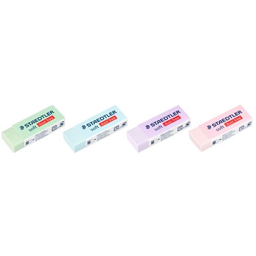 Staedtler Soft Dust Free Erasers Pastel Colours - Theodist