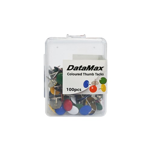 DataMax 5313 Coloured Thumb Tacks 100Pcs/Box - Theodist