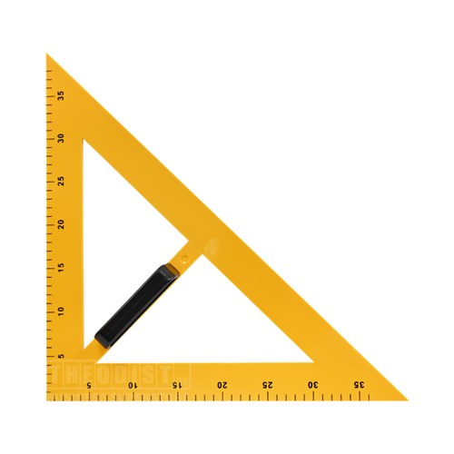 Chalkboard and Whiteboard Set Square 45 Degrees - Theodist