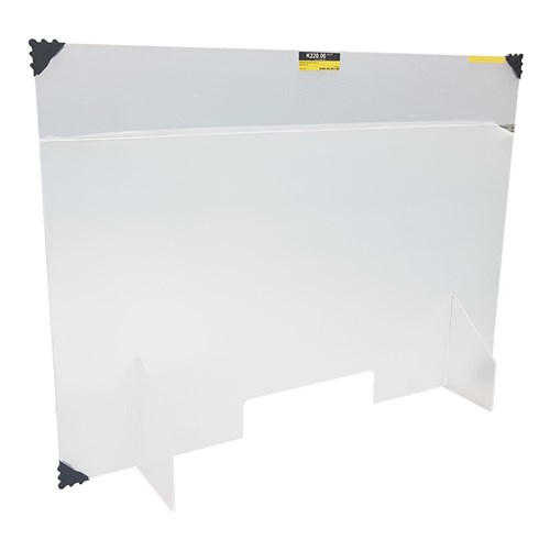 Twinco 5829 Sneeze Guard Clear Acrylic 650x900mm - Theodist