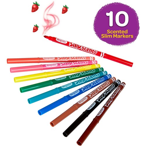 Crayola 585071 Silly Scents Washable Markers 10 Pack_1 - Theodist