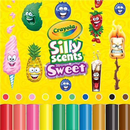 Crayola 585071 Silly Scents Washable Markers 10 Pack_2 - Theodist