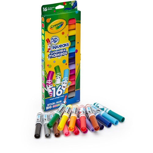 Crayola Pip-Squeaks Washable Markers 16 Pack - Theodist