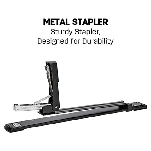 Deli 0334 Stapler Long Reach 12" Build-in Ruler 24/6, 26/6_3 - Theodist