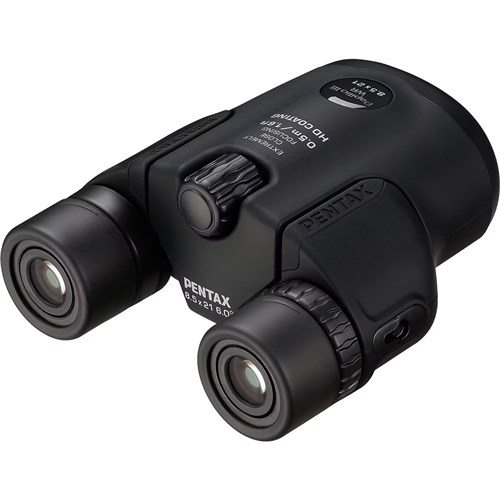 Pentax Papilio III 8.5x21 WR Binoculars Black 027075311732_1 - Theodist
