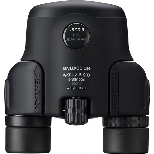 Pentax Papilio III 8.5x21 WR Binoculars Black 027075311732_3 - Theodist