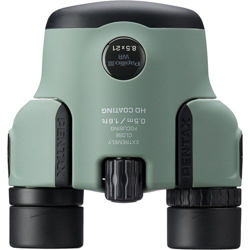 Pentax Papilio III 8.5x21 WR Binoculars Olive 027075311749_2 - Theodist