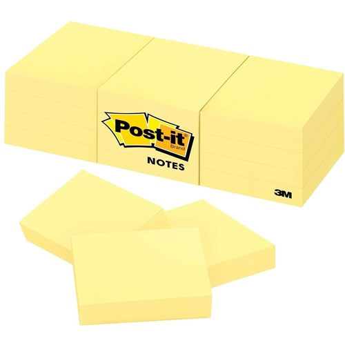 Post-it 653 Small Notes 34.9x47.6mm, Yellow_2 - Theodist