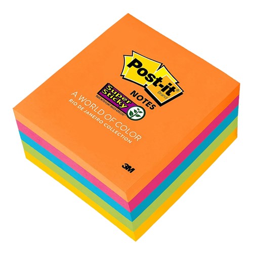 Post-it 6545SS Super Sticky Notes 76x76mm, Rio de Janeiro - Theodist