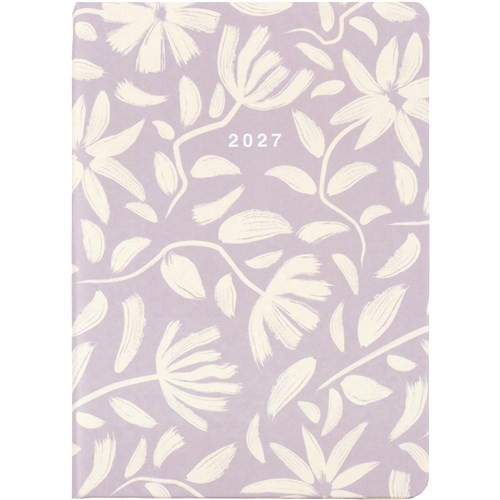 Dats 74100 2027 Diary Day To Page A5 2027 Assorted Floral Designs Foil - Theodist