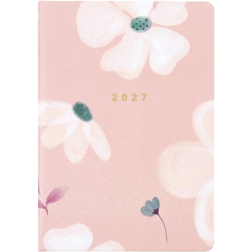 Dats 74100 2027 Diary Day To Page A5 2027 Assorted Floral Designs Foil - Theodist