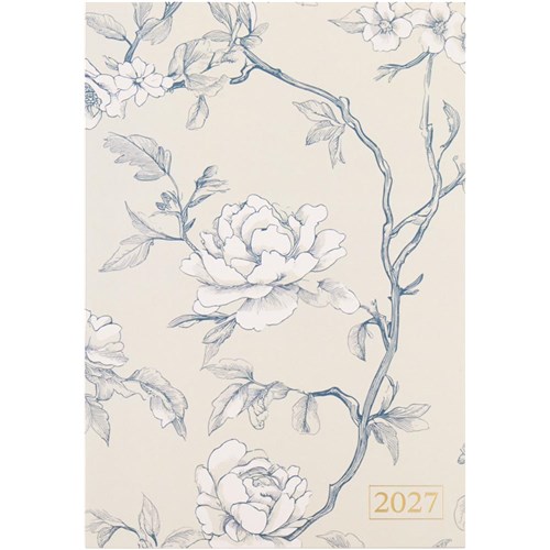 Dats 74143 2027 Fashion Diaries Week To View A6 Assorted Floral Design - Theodist