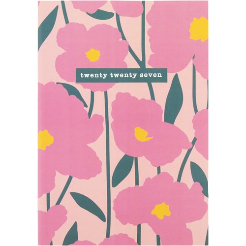 Dats 74143 2027 Fashion Diaries Week To View A6 Assorted Floral Design - Theodist
