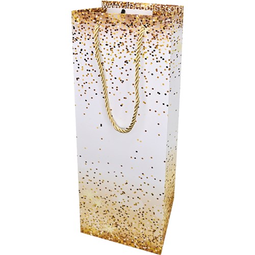 Gift Bottle Bag Sparkle Assorted Colours 35x12x10cm_4 - Theodist
