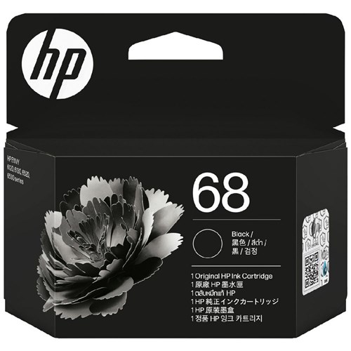 HP 68 Ink Cartridge 7FP21TA, Black - Theodist