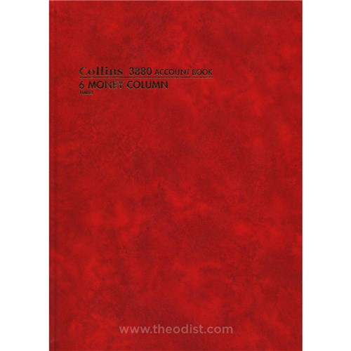 Collins 3880 Account Book 6 Money Column 10884 - Theodist