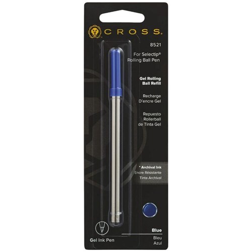 Cross 852 Selectip Felt Tip Pen Refill, Blue, Black Theodist
