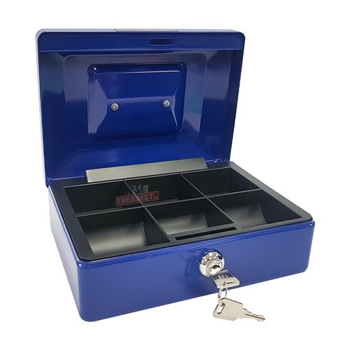 SR CB-2108 Cash Box Blue 200x155x80mm_1 - Theodist